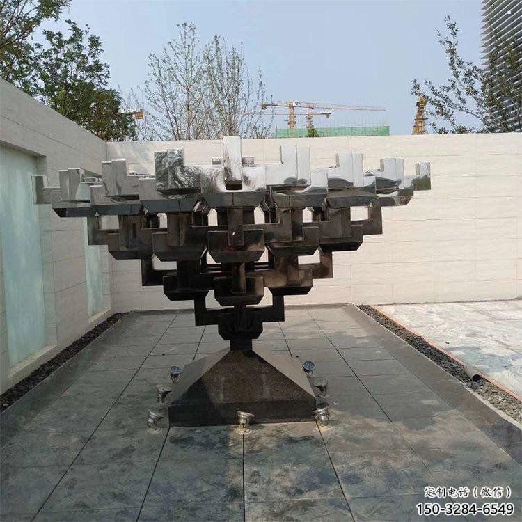 方塊雕塑供給，景觀雕塑，不銹鋼方塊雕塑選定