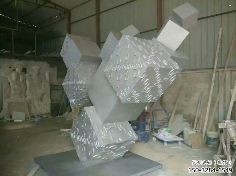 幾何體雕塑精選，景區雕塑，不銹鋼幾何體雕塑工廠