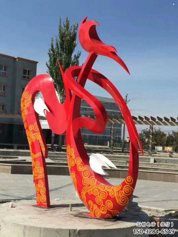 和字雕塑精選，露天雕塑，不銹鋼和字雕塑訂做廠家