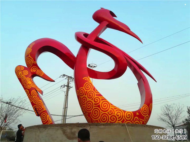 和字雕塑優(yōu)選，圓雕體系，城市不銹鋼和字雕塑選定