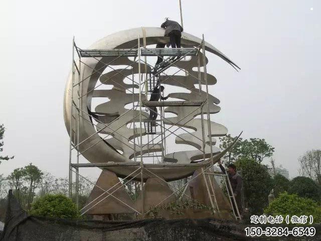 制造喜字雕塑廠家，鋼管組合，不銹鋼喜字雕塑制作