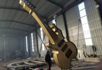 大提琴雕塑定做，小區(qū)擺件，不銹鋼大提琴雕塑制作