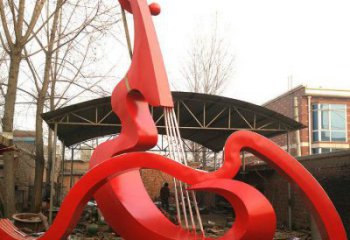 大提琴雕塑供求，抽象雕塑，不銹鋼大提琴雕塑優(yōu)選