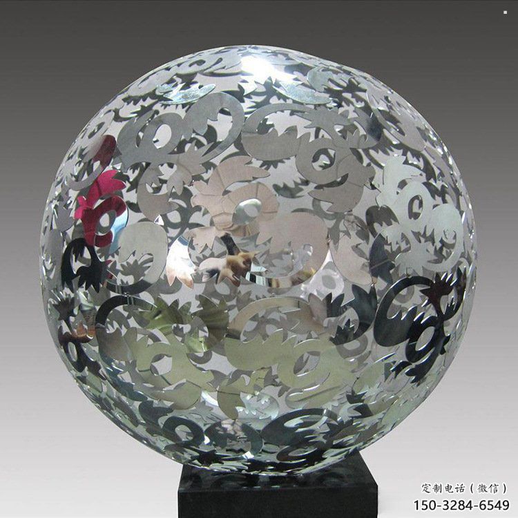 圓球雕塑優選，街頭藝術，不銹鋼圓球雕塑精選