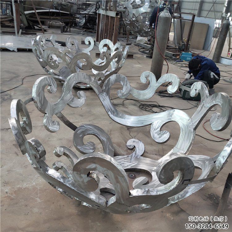 空心球雕塑標準，廣場系列，戶外鏤空空心球雕塑指用