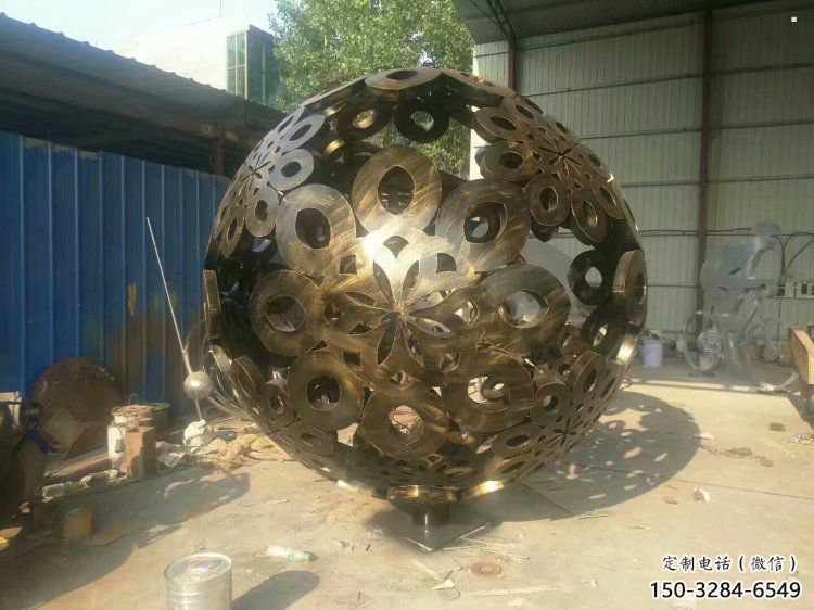 球體雕塑廠家，景觀雕塑，不銹鋼球體雕塑生產廠家