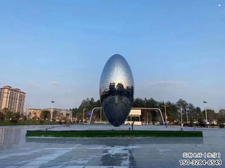 燈光球雕塑擺件，地標擺件，不銹鋼燈光球雕塑生產商