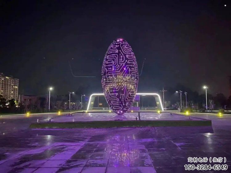 燈光球雕塑生產，戶外擺放，不銹鋼燈光球雕塑精選