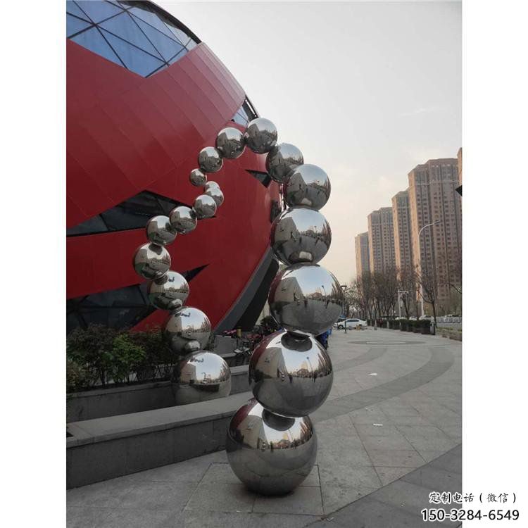 分子球雕塑訂做，彩鋼制作，不銹鋼分子球雕塑訂做廠家