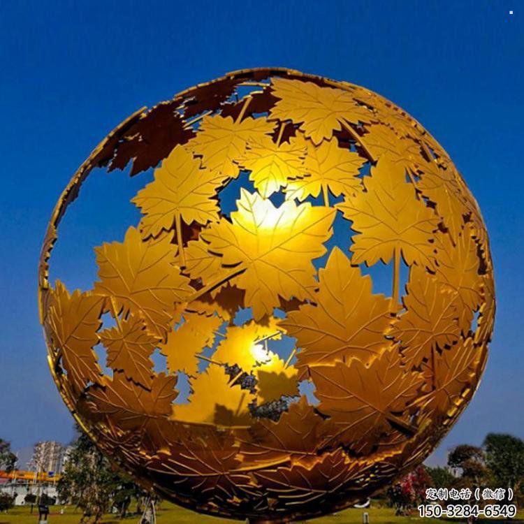 花球雕塑方案，景區雕塑，不銹鋼花球雕塑精選