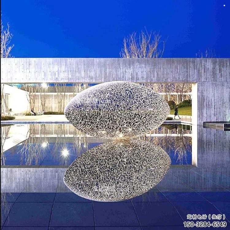 彩繪鏤空球雕塑制作，景觀概念，廣場(chǎng)異形鏤空球雕塑常用