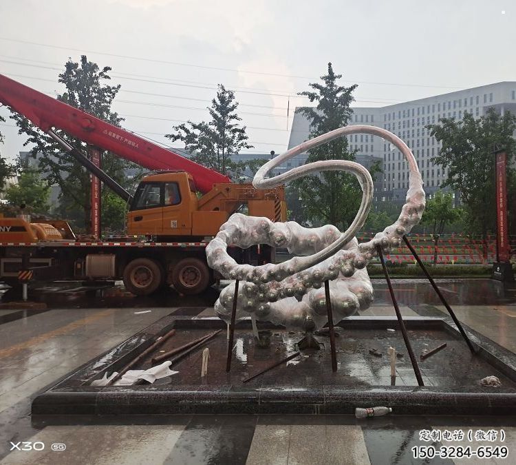 原子球雕塑工廠，廣場(chǎng)雕塑，不銹鋼原子球雕塑點(diǎn)擊