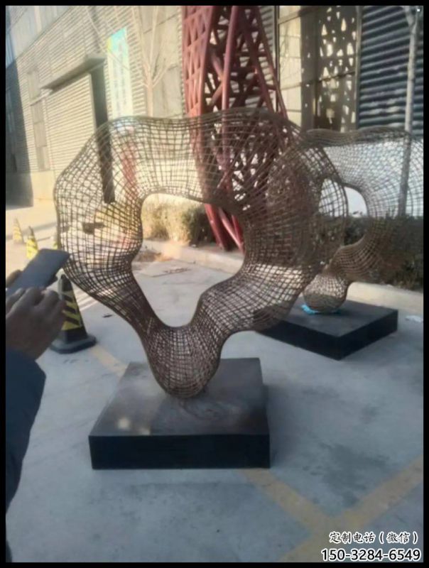 賓館飄帶雕塑