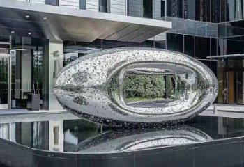 方孔球雕塑廠家，圓雕體系，不銹鋼方孔球雕塑供給