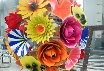 花球雕塑選用，美陳雕塑，不銹鋼花球雕塑廠家標(biāo)準(zhǔn)