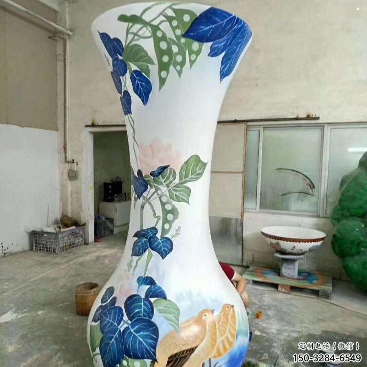 花瓶雕塑生產(chǎn)，透雕系列，玻璃鋼花瓶雕塑生產(chǎn)商