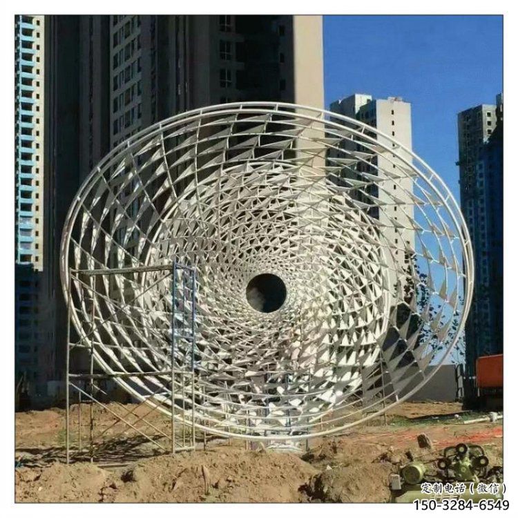 花瓶雕塑常用，鋼管組合，景觀鏤空花瓶雕塑定價