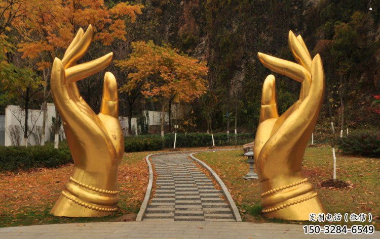 鑄造佛手雕塑