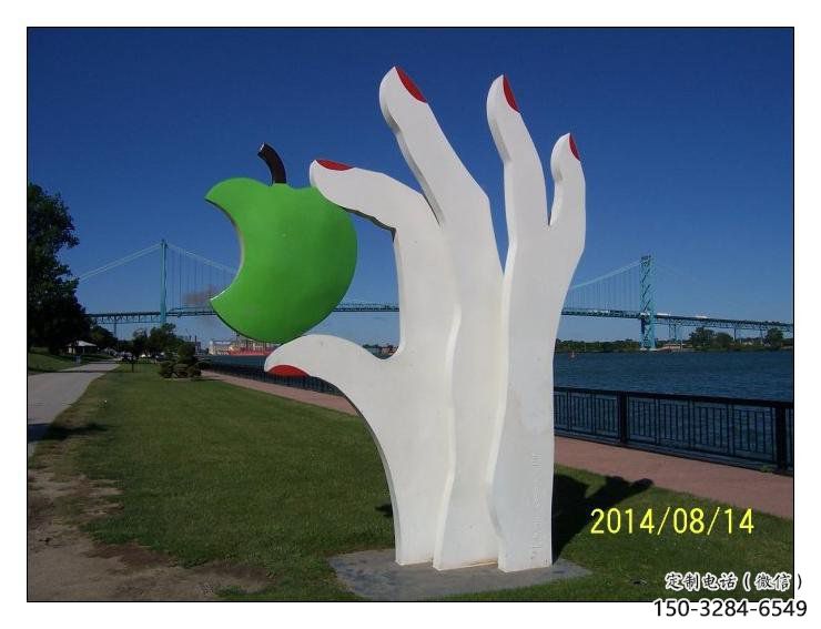 手掌雕塑特供，美陳雕塑，制造不銹鋼手掌雕塑優(yōu)選