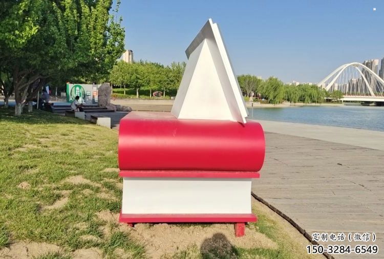 疊書雕塑供給，中式工藝，景觀不銹鋼疊書雕塑廠家