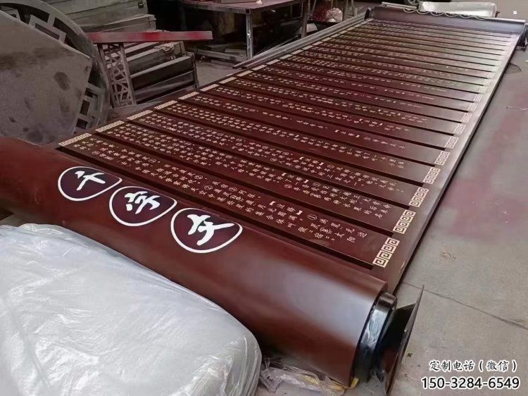 庭院書(shū)卷雕塑，鍍金歐式雕塑，校園形式