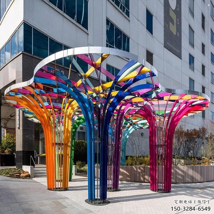 燈光樹雕塑服務商，美陳雕塑，燈光蘑菇樹雕塑精選