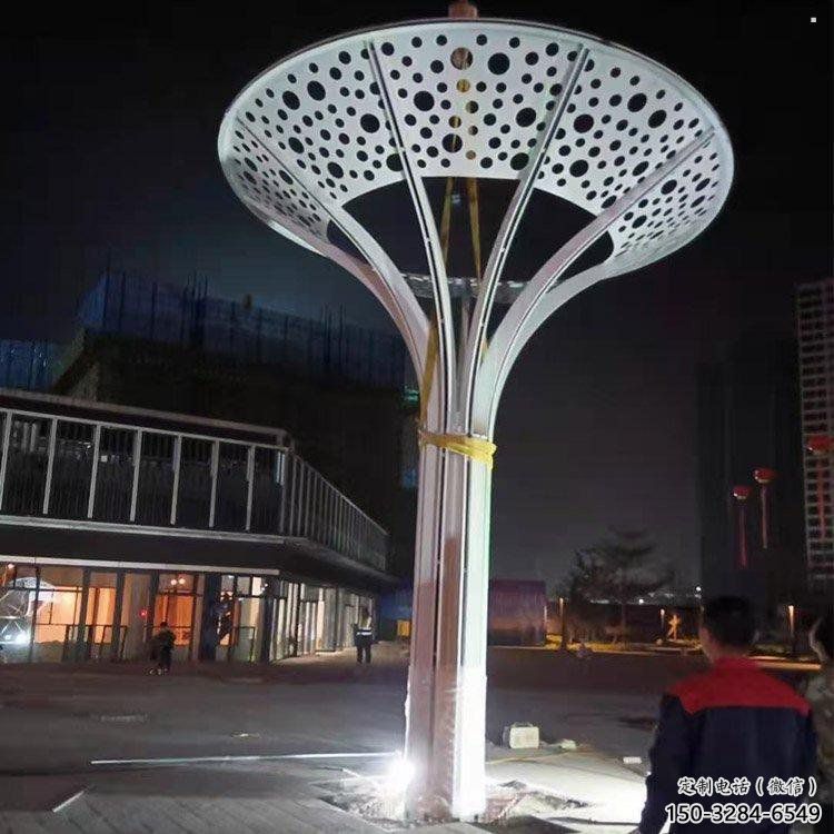 傘樹(shù)雕塑定價(jià)，景觀(guān)雕塑，園林鏤空傘樹(shù)雕塑廠(chǎng)家