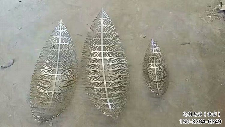 鏤空樹葉雕塑生產，街道標識，鏡面鏤空樹葉雕塑供應