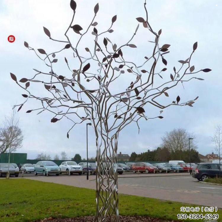 風鈴樹雕塑制作，景觀概念，廣場不銹鋼風鈴樹雕塑常用