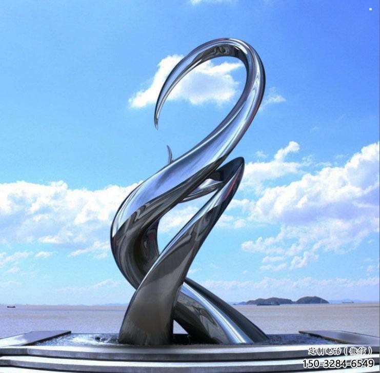 樹芽雕塑精選，廣場(chǎng)系列，不銹鋼樹芽雕塑制作