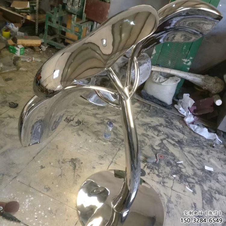 四葉草雕塑精選，景區雕塑，不銹鋼四葉草雕塑工程