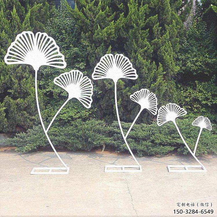 銀杏葉雕塑承接，廣場系列，不銹鋼銀杏葉雕塑標(biāo)準(zhǔn)