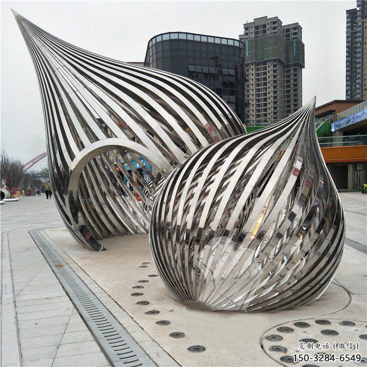 大型水滴雕塑常用，戶外擺放，鏤空水滴雕塑預(yù)定