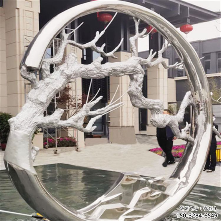 公園花環(huán)雕塑