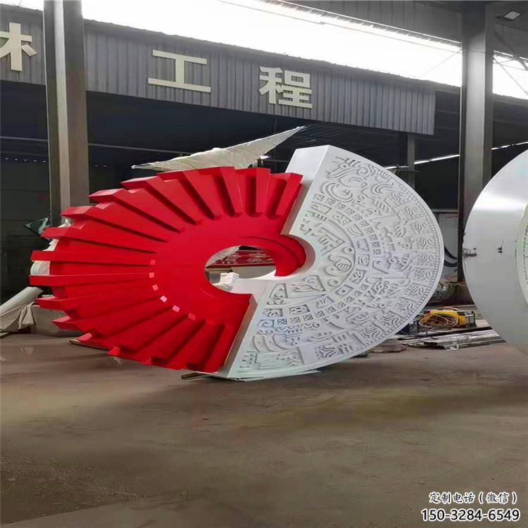 圓環雕塑制作選用，景區案例，美陳景觀制造商