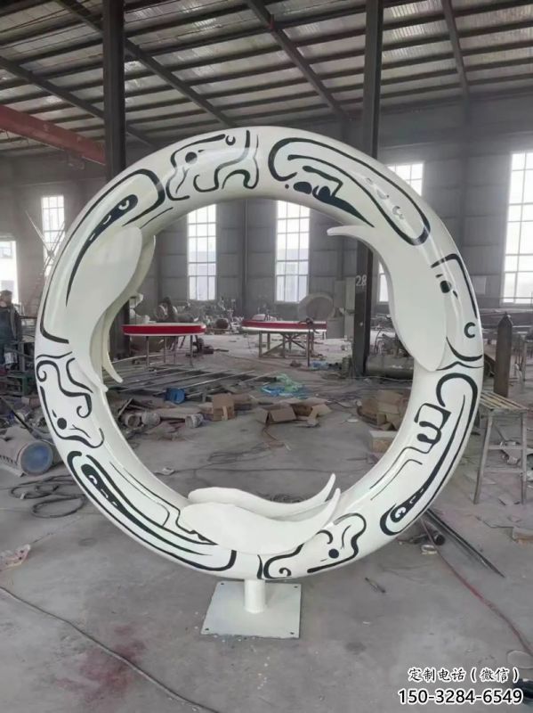 圓環(huán)方案精品，景觀雕塑，烤漆圓環(huán)雕塑生產(chǎn)商