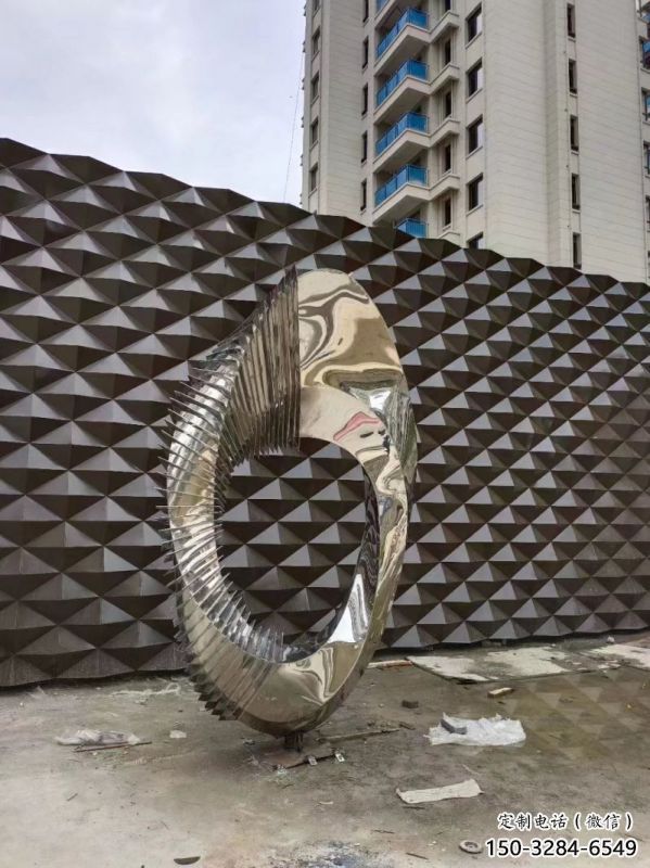 中式圓環雕塑批發，廣場系列，烤漆圓環雕塑供需