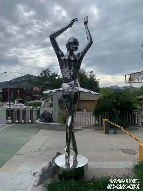 舞者雕塑定做，廣場雕塑，室外圓環(huán)舞者雕塑提供