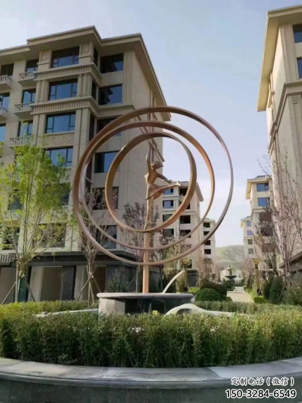 舞者雕塑精選，戶外雕塑，廣場圓環舞者雕塑優價