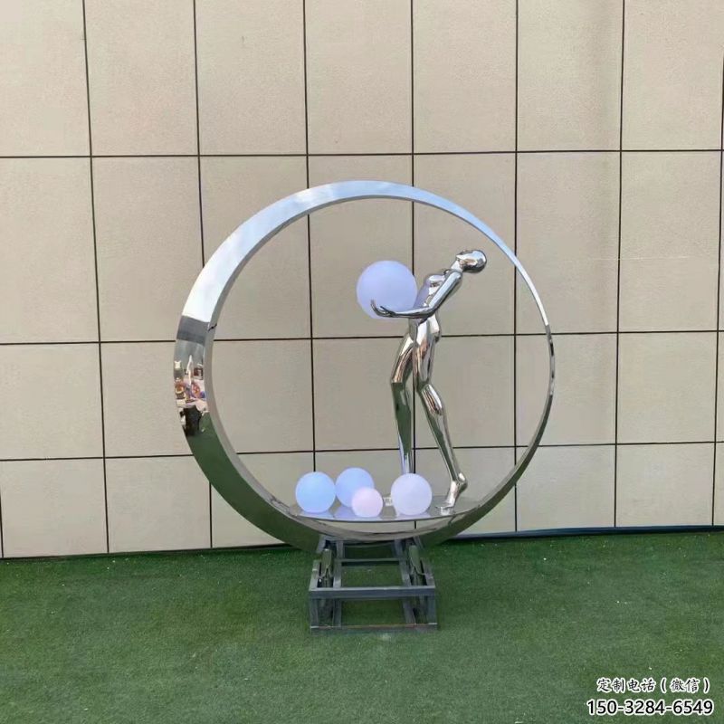 仙子雕塑預定，白鋼構件，文化景觀圓環仙子雕塑選定