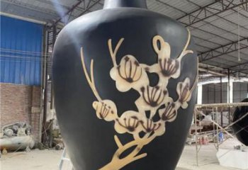 制造花瓶雕塑專供，地標擺件，玻璃鋼花瓶雕塑訂做