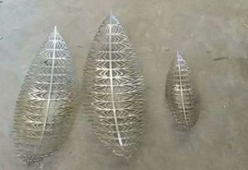 鏤空樹葉雕塑生產，街道標識，鏡面鏤空樹葉雕塑供應