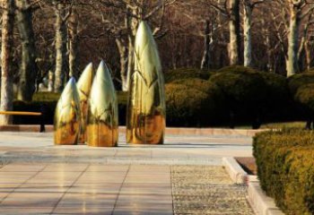 竹筍雕塑制造，戶外擺放，不銹鋼竹筍雕塑定制廠家