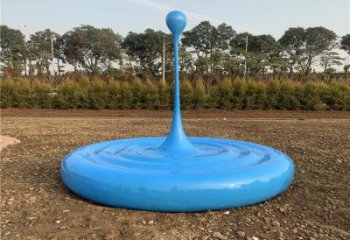 水滴雕塑制造，街景小品，景觀烤漆水滴雕塑優(yōu)價