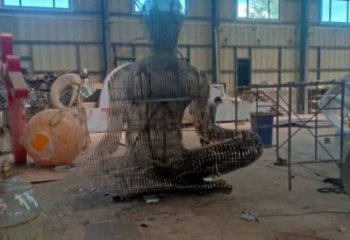 鏤空人物雕塑精選，露天雕塑，歐式鐵藝人物雕塑訂做