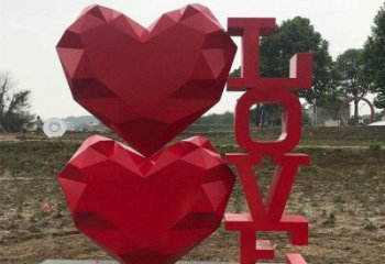 藝術(shù)love雕塑承接，景區(qū)案例，公園不銹鋼love雕塑定制
