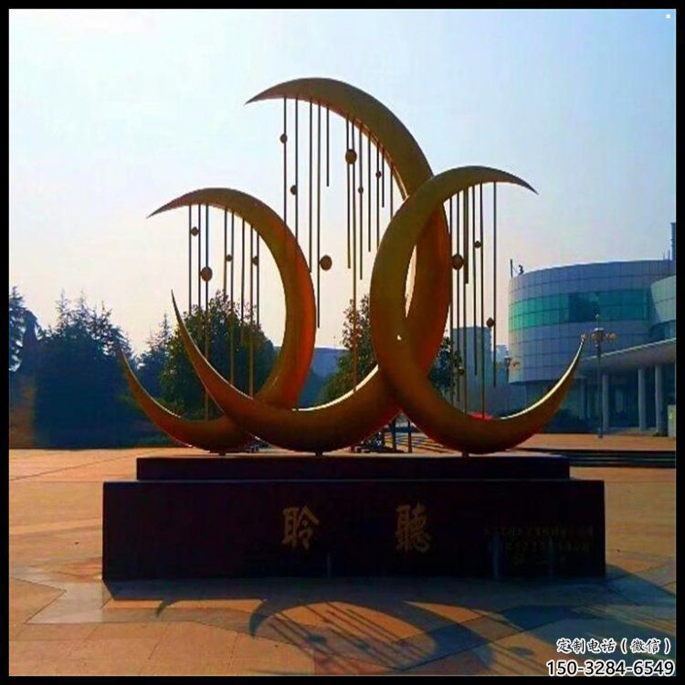 月亮雕塑供給，美陳雕塑，不銹鋼月亮雕塑廠家供求