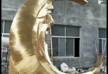 月神雕塑選用，美陳雕塑，不銹鋼月神雕塑標準廠家