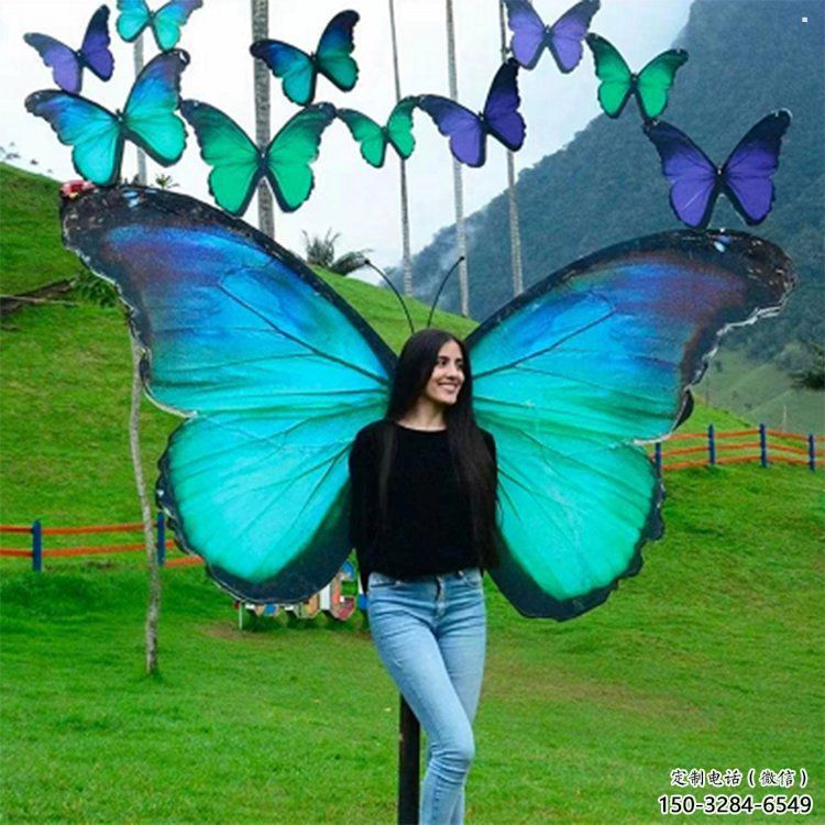 羽翼雕塑精品，白鋼構(gòu)件，別墅不銹鋼羽翼雕塑供求