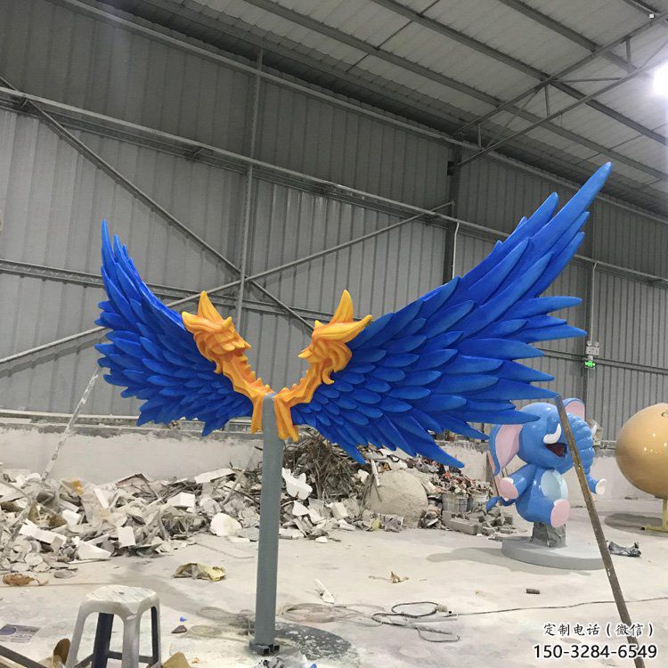 羽翼雕塑選定，美陳雕塑，藝術不銹鋼羽翼雕塑優選